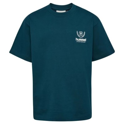 тениска,мъжки,тениски,дамски,тениски,hummel,loose,graphic,bts,short,sleeve,t,shirt,blue,(reflecting,pond)