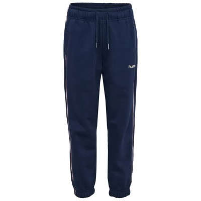 анцуг,детски,анцузи,hummel,loose,piping,tracksuit,pants,blue,(kangaroo,brown)