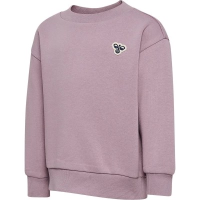 блуза,детски,блузи,hummel,mini,loose,crewneck,bee,sweatshirt,purple,(chive)