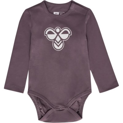 детски,облекла,за,момичета,hummel,mini,logo,long,sleeve,body,purple,(black,plum)