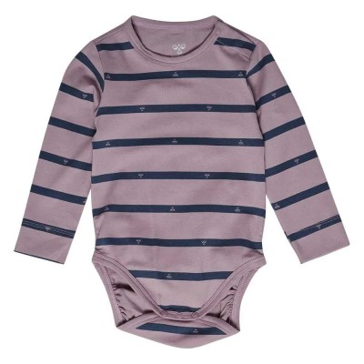 детски,облекла,за,момчета,детски,облекла,за,момичета,hummel,mini,stripy,bee,long,sleeve,body,purple,(chive)