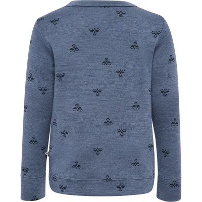 тениска,мъжки,тениски,дамски,тениски,hummel,mini,wool,long,sleeve,t,shirt,blue,(flint,stone)
