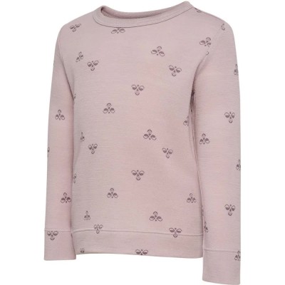 тениска,мъжки,тениски,дамски,тениски,hummel,mini,wool,long,sleeve,t,shirt,beige,pink,(white,silver)