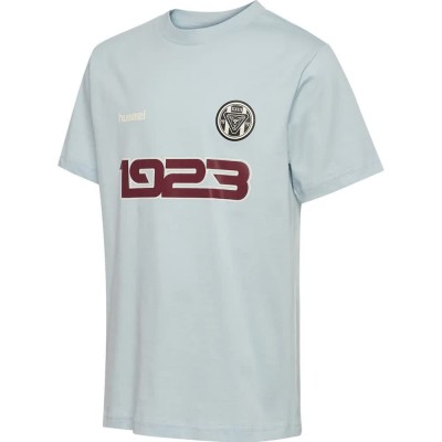 тениска,мъжки,тениски,дамски,тениски,hummel,regular,graphic,short,sleeve,t,shirt,blue,(major,brown)