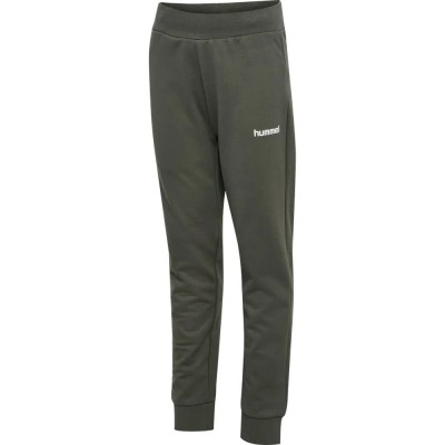 анцуг,детски,анцузи,hummel,regular,logo,adjust,waist,tracksuit,pants,green,(castor,gray)