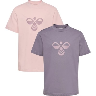 тениска,мъжки,тениски,дамски,тениски,hummel,regular,tukas,short,sleeve,t,shirt,2,units,purple,(stellar,blue)