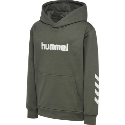 суичър,детски,блузи,hummel,regular,logo,hoodie,green,(castor,gray)