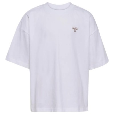 тениска,мъжки,тениски,дамски,тениски,hummel,silly,boxy,solid,short,sleeve,t,shirt,white,(bright,white)