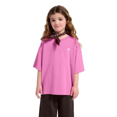 тениска,мъжки,тениски,дамски,тениски,hummel,silly,boxy,solid,short,sleeve,t,shirt,pink,(fuchsia,pink)