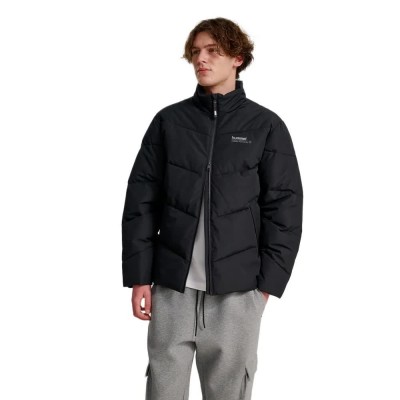 яке,мъжки,якета,дамски,якета,и,палта,hummel,short,puffer,down,jacket,black,(black)