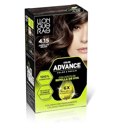 хигиена,коса,llongueras,advance,4.15,iced,chocolate,hair,dyes,clear