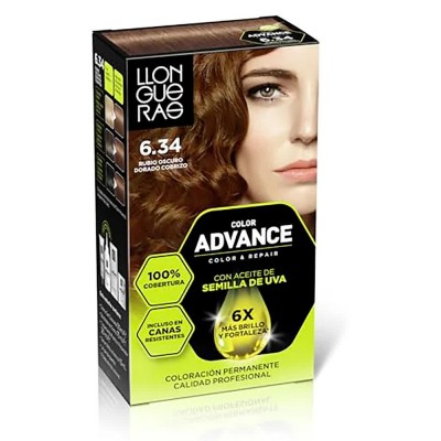хигиена,коса,llongueras,advance,6.34,dark,golden,copper,blonde,hair,dyes,clear