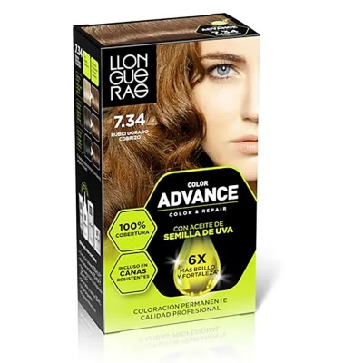 хигиена,коса,llongueras,advance,7.34,golden,copper,blonde,hair,dyes,clear