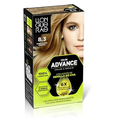 хигиена,коса,llongueras,advance,8.3,light,golden,blonde,hair,dyes,yellow