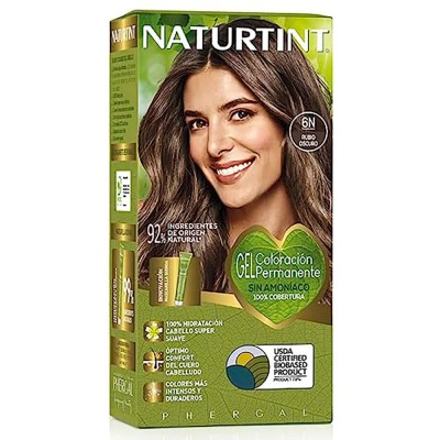 хигиена,коса,naturtint,6n,dark,blonde,170ml,ammonia,free,permanent,dye,green