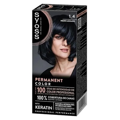 хигиена,коса,syoss,1.4,blue,black,permanent,dye,clear