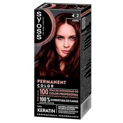 хигиена,коса,syoss,4.2,mahogany,permanent,dye,clear