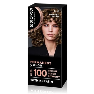 хигиена,коса,syoss,5.8,hazelnut,brown,permanent,dye,clear