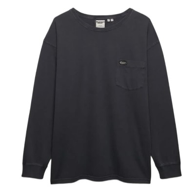 тениска,мъжки,тениски,дамски,тениски,superdry,pocket,long,sleeve,t,shirt,black,(ebony)
