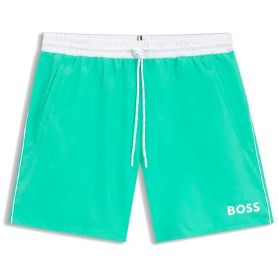 бански,гащета,мъжки,бански,костюми,boss,starfish,swimming,shorts,green,(bright,green)