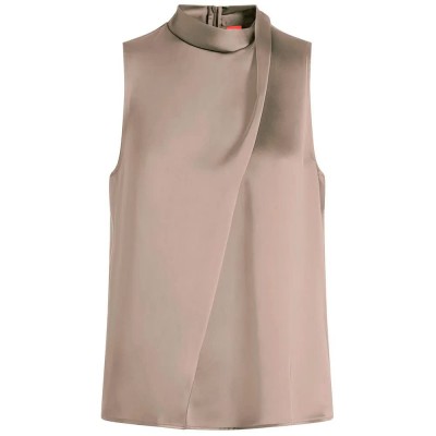 дамски,блузи,hugo,chelina,1,10263720,sleeveless,blouse,beige,(light,pastel,brown)