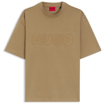тениска,мъжки,тениски,дамски,тениски,hugo,dinkee,10259511,short,sleeve,t,shirt,brown,(beige,overflow)