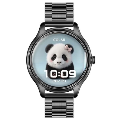 часовници,colmi,steel,l28,strap,smartwatch,silver,(black)