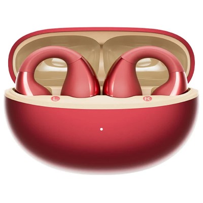 слушалки,слушалки,qcy,crossky,clip,c30s,wireless,earphones,red,(red)