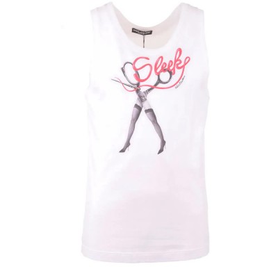 тениска,мъжки,тениски,дамски,тениски,dolce,&,gabbana,747095,sleek,sleeveless,t,shirt,white,(white)