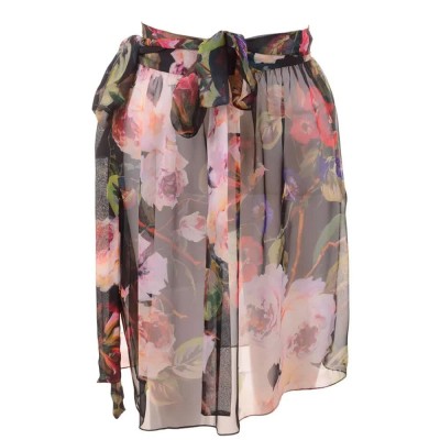 пола,дамски,поли,и,рокли,dolce,&,gabbana,flowers,midi,skirt,grey,(black)