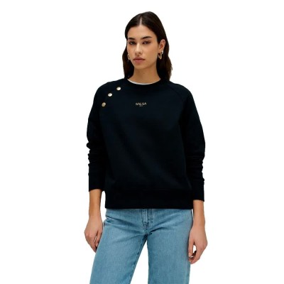 блуза,мъжки,пуловери,дамски,пуловери,salsa,jeans,21011529,sweater,black,(black)