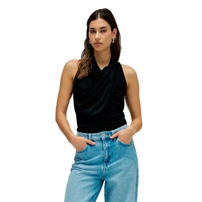 дънки,дамски,топове,salsa,jeans,21012119,sleeveless,top,black,(black)