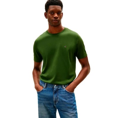 тениска,мъжки,тениски,дамски,тениски,tommy,hilfiger,ess,seasonal,short,sleeve,t,shirt,green,(mountain,pine)