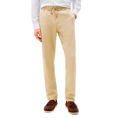 панталони,мъжки,панталони,дамски,панталони,tommy,hilfiger,harlem,sorona,linen,pants,beige,(sandalwood)