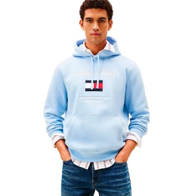 суичър,мъжки,пуловери,tommy,hilfiger,mw0mw42735,hoodie,blue,(well,water)