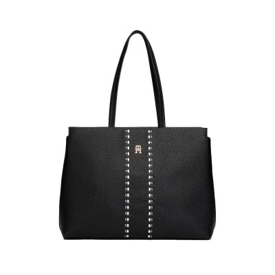 чанта,всички,чанти,tommy,hilfiger,timeless,tote,bag,black,(black)