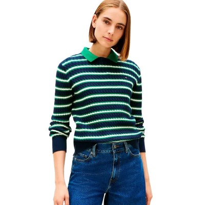 блуза,мъжки,пуловери,дамски,пуловери,tommy,hilfiger,ww0ww44993,sweater,green,(navy,nouv,green,calico,multi,stripe)