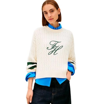 блуза,мъжки,пуловери,дамски,пуловери,tommy,hilfiger,ww0ww47633,sweater,beige,(calico)