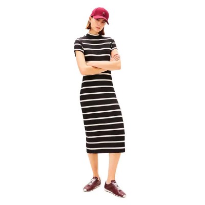 рокля,дамски,поли,и,рокли,tommy,hilfiger,ww0ww47860,sleeveless,long,dress,black,(black,calico,stripe)