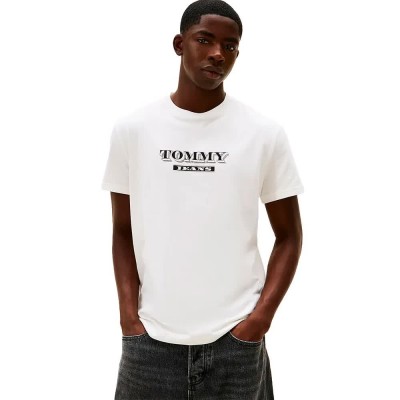 тениска,мъжки,тениски,дамски,тениски,tommy,jeans,bills,font,regular,fit,short,sleeve,t,shirt,beige,(ecru)