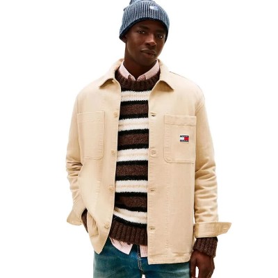 риза,с,дълъг,ръкав,дамски,ризи,мъжки,ризи,tommy,jeans,dm0dm22407,long,sleeve,shirt,beige,(gulf,sand)