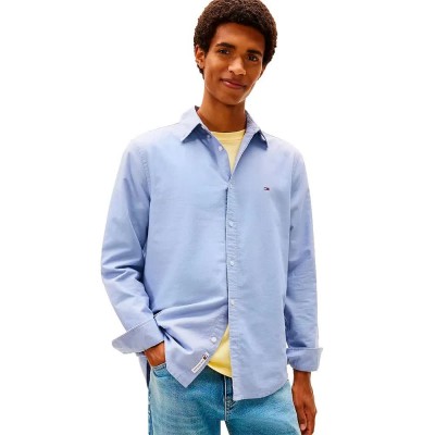 риза,с,дълъг,ръкав,дамски,ризи,мъжки,ризи,tommy,jeans,dm0dm22836,long,sleeve,shirt,blue,(nordic,iris)