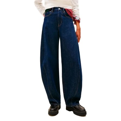 дънки,мъжки,панталони,дамски,панталони,tommy,jeans,ella,di4156,barrel,fit,jeans,blue,(denim,dark)