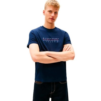 тениска,мъжки,тениски,дамски,тениски,tommy,jeans,entry,slim,fit,short,sleeve,t,shirt,blue,(dark,night,navy)