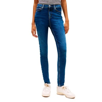 дънки,мъжки,панталони,дамски,панталони,tommy,jeans,nora,ei1256,skinny,fit,jeans,blue,(denim,dark)