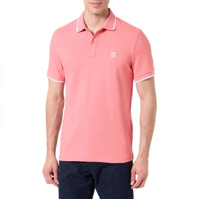 дамски,блузи,с,яка,мъжки,блузи,с,яка,boss,passertip,10256683,short,sleeve,polo,pink,(light,pastel,red)