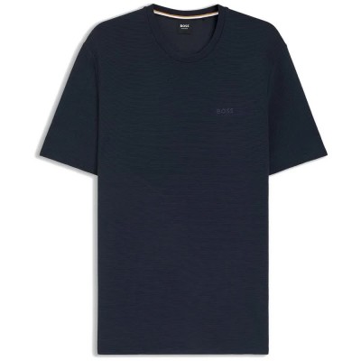 тениска,мъжки,пижами,boss,rib,10265768,short,sleeve,pyjama,t,shirt,blue,(dark,blue)