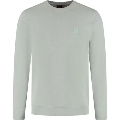 блуза,мъжки,пуловери,boss,westart,10234591,sweatshirt,green,(silver)