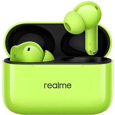 слушалки,слушалки,realme,buds,t200,wireless,earphones,green,(green)