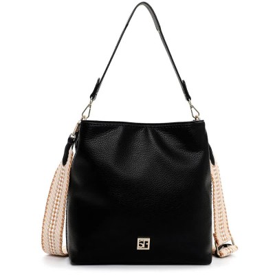 чанта,за,през,рамо,всички,чанти,suri,frey,hobo,sfy,amey,medium,shoulder,bag,black,(black)